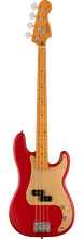 Load image into Gallery viewer, Squier 40th Anniversary Precision Bass®, Vintage Edition, Maple Fingerboard, Gold Anodized Pickguard, Satin Dakota Red - See Description