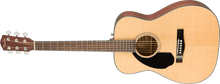 Load image into Gallery viewer, Fender CD-60S Left-Handed Dreadnought Acoustic Guitar - Natural Walnut Finish