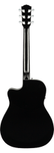 Charger l'image dans la galerie, Fender CC-60SCE Concert Cutaway Acoustic Electric Guitar, Walnut Fingerboard, Black - See Description