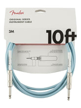 Load image into Gallery viewer, FENDER DAPHNE BLUE ORIGINAL SERIES 10 FOOT INSTRUMENT CABLE