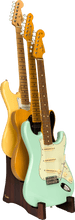 Load image into Gallery viewer, Fender  Deluxe Wooden 3-Tier Guitar Stand