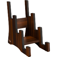 Load image into Gallery viewer, Fender  Deluxe Wooden 3-Tier Guitar Stand