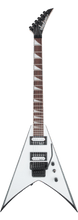 Load image into Gallery viewer, Jackson JS Series King V™ JS32, Amaranth Fingerboard, White with Black Bevels Flying V Electric Guitar - See Description