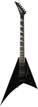 Charger l'image dans la galerie, Black electric guitar with a unique body shape