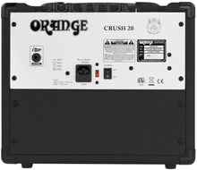 Load image into Gallery viewer, Orange CRUSH 20 20w Twin channel solid state guitar amp combo with 1 x 8" speaker