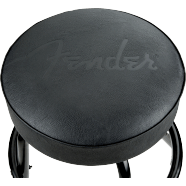 Load image into Gallery viewer, Fender® Embossed Black Logo Barstool, Black