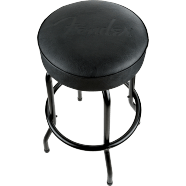 Load image into Gallery viewer, Fender® Embossed Black Logo Barstool, Black
