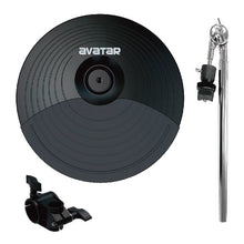 Charger l'image dans la galerie, Avatar CBL15112-C 12" Dual-zone Cymbal With Choke Universal Expansion Cymbal Bundle for Electronic Drum Set