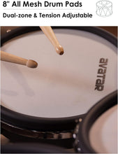 Charger l'image dans la galerie, Avatar DRM21108 Dual-Zone Mesh Head Snare/Tom Pad Bundle for Electronic Drum Set, 8 Inch