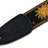 Charger l'image dans la galerie, Levy's MPJG '60s Sun Polyester Guitar Strap - Black/Yellow