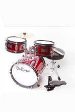 Load image into Gallery viewer, De Rosa USA 3 Piece 12" Kid's Junior Drum Set Complete - Black Friday Sale