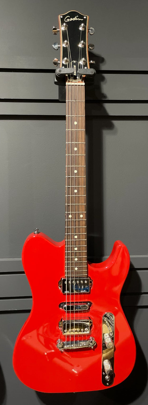 Godin 041695 Radium High Gloss Red RN Electric Guitar Made In Canada LIMITED EDITION