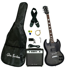 Load image into Gallery viewer, Glen Burton USA Solid Body SG Style Electric Guitar Packages