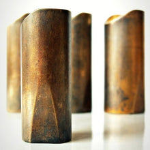 Load image into Gallery viewer, The Rock Slide Aged Brass Guitar Slide - Small
