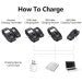 Load image into Gallery viewer, AROMA ARG-06 GUITAR WIRELESS TRANSMISSION SYSTEM(TRANSMISSTER & RECEIVER) 6.35MM PLUG 4 CHANNELS MAX. 35M EFFECTIVE BUILT-IN BATTERY SUPPORTS MUTE FUNCTION