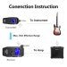 Load image into Gallery viewer, AROMA ARG-06 GUITAR WIRELESS TRANSMISSION SYSTEM(TRANSMISSTER & RECEIVER) 6.35MM PLUG 4 CHANNELS MAX. 35M EFFECTIVE BUILT-IN BATTERY SUPPORTS MUTE FUNCTION