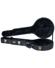 Load image into Gallery viewer, Golden Gate C-1536 Premier Hardshell 5-String Openback Banjo Case – 12 inch