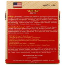 Load image into Gallery viewer, DR Strings VTA-12 Veritas Coated Core Technology Acoustic Guitar Strings Light Gauge 12-54