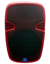 Load image into Gallery viewer, 15" Portable Bluetooth DJ Speaker with Stand - BLUE