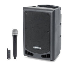Load image into Gallery viewer, Samson Expedition XP208w 4-Channel Rechargeable Portable PA with Bluetooth Connectivity and XPD2 Wireless Microphone