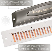 Charger l'image dans la galerie, East top Chromatic Harmonica 12-Hole 48 Tones Key of C Forerunner Harmonica-(8158806245631)