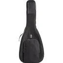 Charger l'image dans la galerie, Levy’s Deluxe LVYDREADGB100 100-Series black gig bag for dreadnought guitars with padded straps and embroidered JJ’s logo