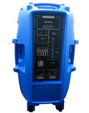 Load image into Gallery viewer, 15" Portable Bluetooth DJ Speaker with Stand - BLUE