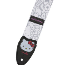 Load image into Gallery viewer, Fender X Hello Kitty Official White Poly Guitar Strap, 2" Width