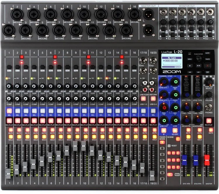 Zoom LiveTrak L20 20-channel Digital Mixer / Recorder Zoom LiveTrak L20 20-channel Digital Mixer / Recorder