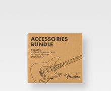 Load image into Gallery viewer, FENDER ACCESSORY ESSENTIALS PACK - CABLE, CLIP-ON TUNER, STRAP 0992018005