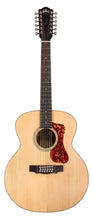 Charger l'image dans la galerie, Guild F-2512E Maple Blond Jumbo Body 12-String Acoustic-Electric Guitar - Natural