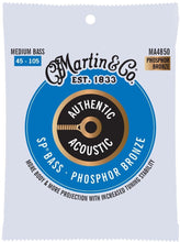 Load image into Gallery viewer, Martin Authentic  SP® 4 String Acoustic Bass Guitar Strings, 92/8 Phosphor Bronze
