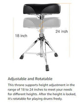 Load image into Gallery viewer, Avatar THR161 Heavy Duty Luxury  Drum Throne Seat - Motorcycle Style