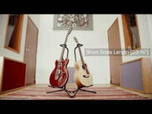 Load and play video in Gallery viewer, Guild Jumbo Junior Acoustic Electric Bass  Arch back SP/FM ABD