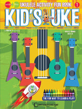 Load image into Gallery viewer, KID'S UKE – UKULELE ACTIVITY FUN BOOK Kev's Learn & Play Series