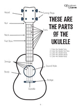 Load image into Gallery viewer, KID'S UKE – UKULELE ACTIVITY FUN BOOK Kev's Learn & Play Series