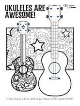 Load image into Gallery viewer, KID'S UKE – UKULELE ACTIVITY FUN BOOK Kev's Learn & Play Series