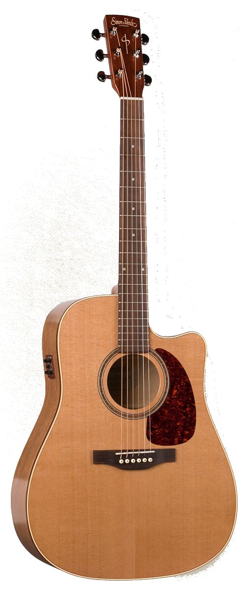Simon & Patrick 033768 / 052097 CW GT Cedar 6-String RH Cutaway Acoustic Electric Guitar w/ QIT Electronics MADE In CANADA