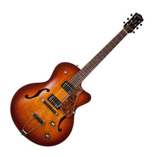 Charger l'image dans la galerie, Godin 039289 / 050932 5th Avenue KingPin II HB CW Cognac Burst Cutaway Hollow Acoustic Body Guitar Fabriqué au Canada