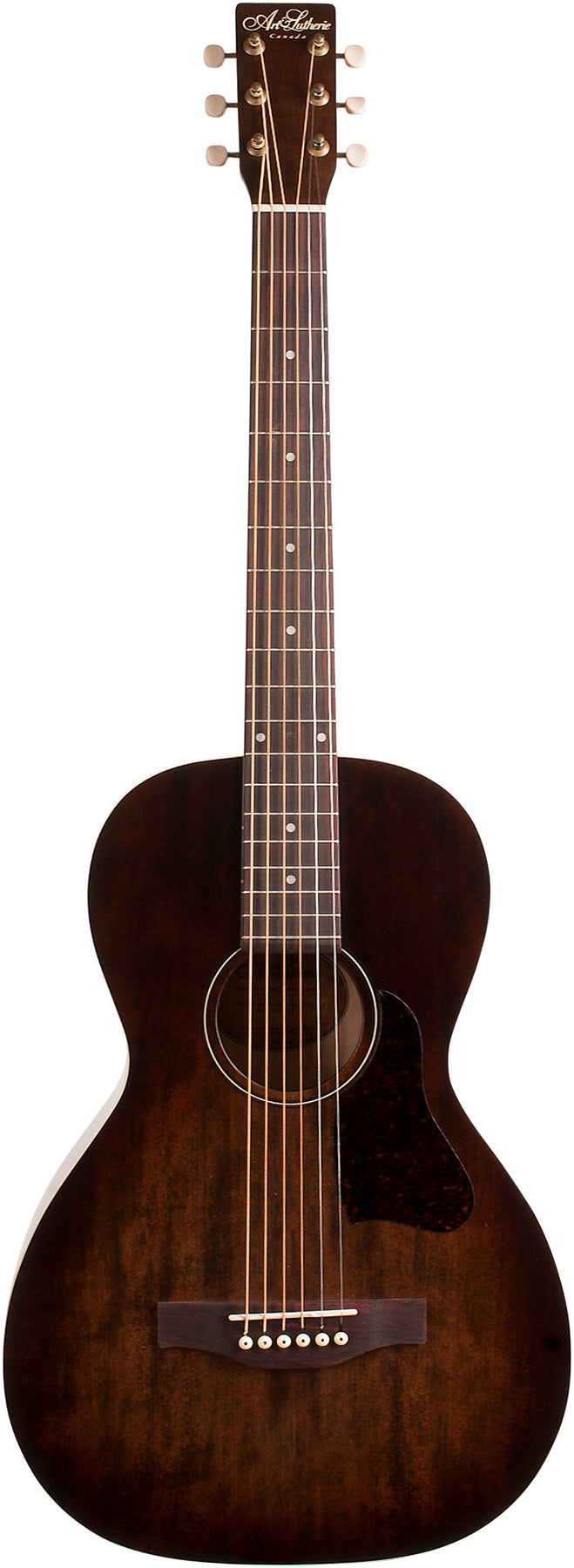 Art & Lutherie 045549 Roadhouse Bourbon Burst Parlor Acoustic Guitar MADE In CANADA-(6536632565954)