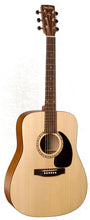 Load image into Gallery viewer, Simon &amp; Patrick 048380 / 052073 Woodland Concert Dreadnought 6-String RH Acoustic Electric Guitar with QIT Electronics and Bag MADE In CANADA
