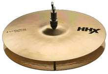 Load image into Gallery viewer, SABIAN 11302XEB 13-inch HHX Evolution hi-hat cymbals with brilliant finish for clear, dark, and dynamic sound projection made in Canada