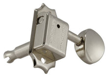 Charger l'image dans la galerie, Grover 133N6 Deluxe Guitar Machines - Mécaniques pour guitare, 6 en ligne, côté basse (gauche) - Nickel