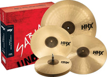 Charger l'image dans la galerie, SABIAN 15005XTMN HHX Performance Set 4-pack cymbals with 14” hats, 16” and 18” thin crashes, and 21” thin ride cymbal in gold finish