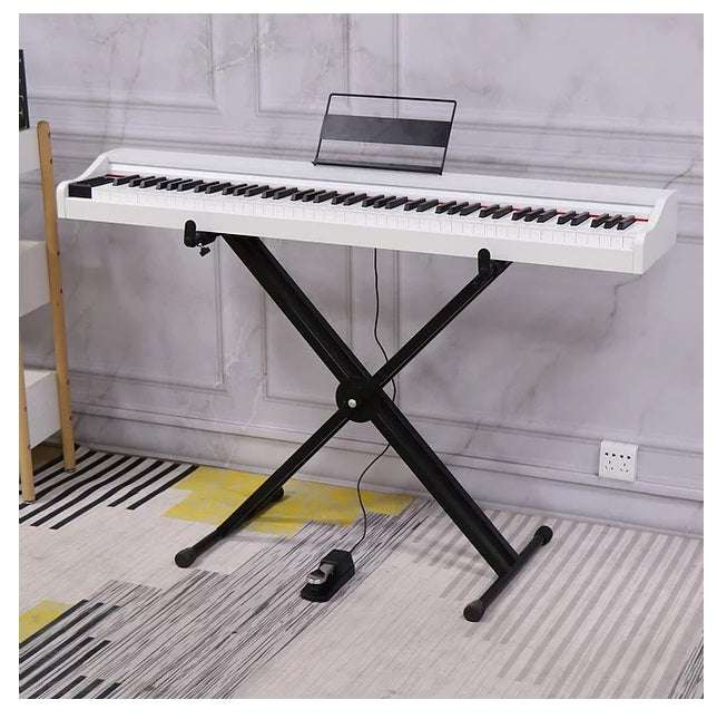 Piano numérique 88 Touches Semi-lestées avec Support Clavier de