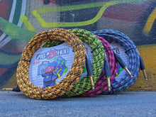 Load image into Gallery viewer, Pig Hog Orange Graffiti - 20FT Right Angle Instrument Cable