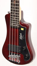 Charger l'image dans la galerie, Hofner HOF-HCT-SHB- RB-O Shorty Guitare basse électrique de voyage - Root Beer - avec sac de transport