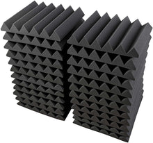Load image into Gallery viewer, 6 Pack of Acoustic Studio Panel Foam Wedges 2&quot; X 12&quot; X 12&quot; Sound-Proofing/Sound Absorption
