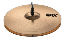 Load image into Gallery viewer, SABIAN 41402X 14-inch B8X hi-hat cymbals with bright, crisp bronze sound and precision hammering