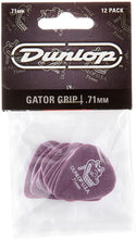 Load image into Gallery viewer, Dunlop 417P71 .71mm Gator Grip Picks, 12-Pack-(6921197158594)